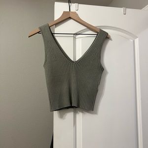 Cropped sweater tank from Madewell